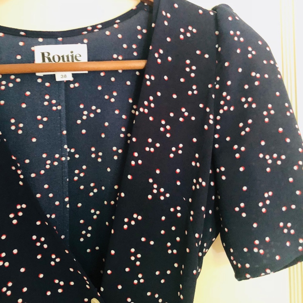 36 rouje gabin dress, navy, perfect condition
